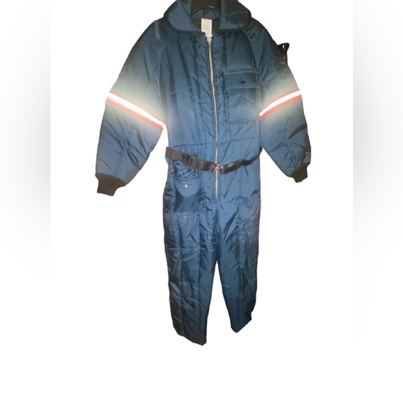Jackets & Blazers - Vtg 1970s JC Penny Snowmobile Snowsuit Jumpsuit Coveralls 70s Womens 12-14